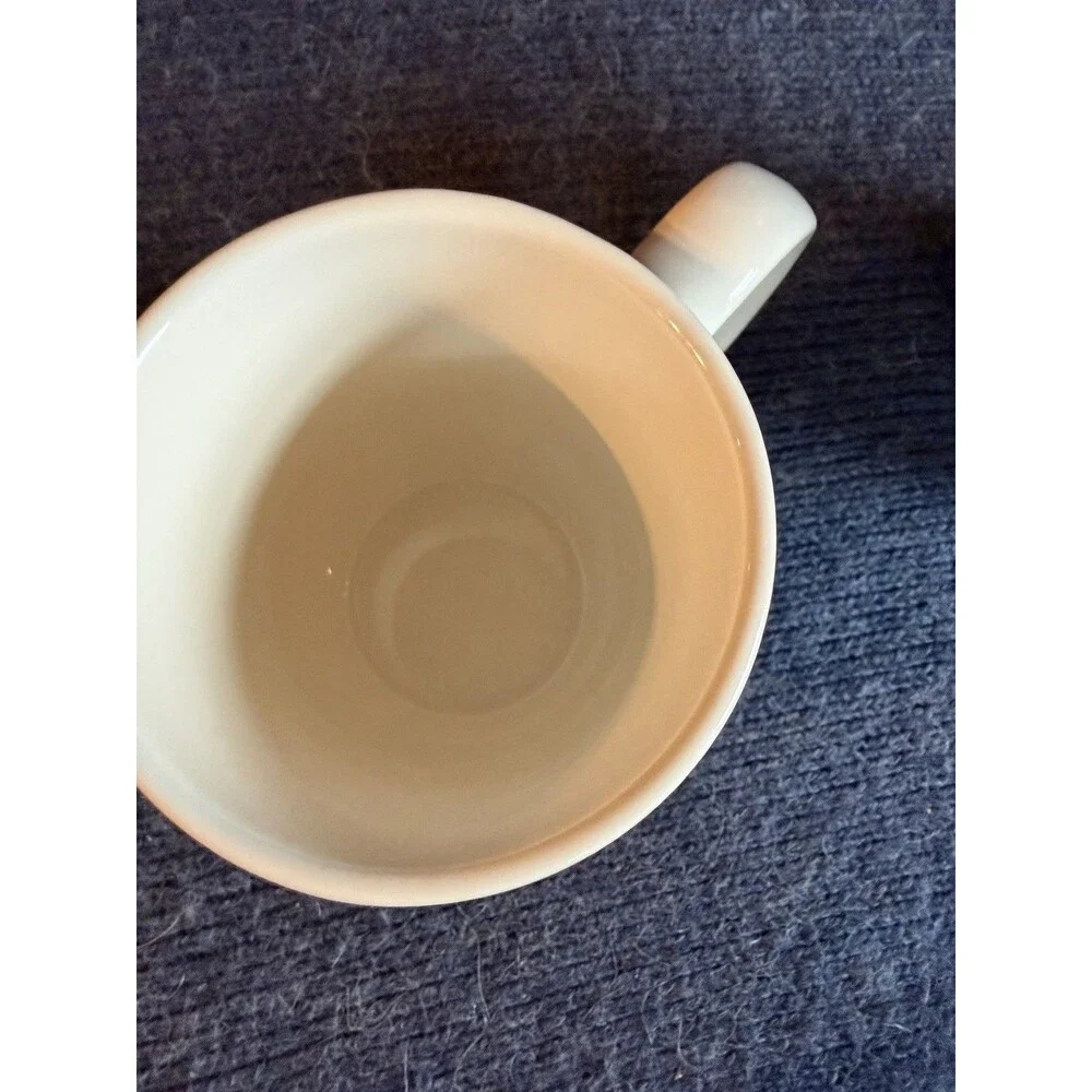 Williams Sonoma Snowman Winter Coffee Mugs 14oz RARE 2004 Set Of 2